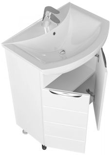 Шкаф-зеркало с подсветкой Onika Элита 206022 правый 60см оливковый